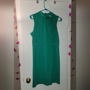 Merona green dress with cute tie on left shoulder